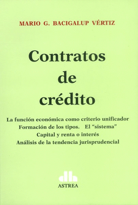 CONTRATOS DE CR�DITO