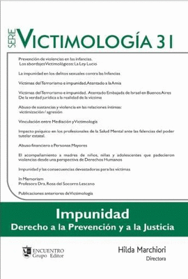 VICTIMOLOGIA 31 IMPUNIDAD