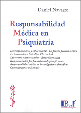 RESPONSABILIDAD MEDICA EN PSIQUIATRIA