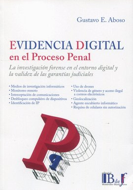 EVIDENCIA DIGITAL EN EL PROCESO PENAL