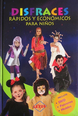 DISFRACES RAPIDOS Y ECONOMICOS PARA NIOS + DVD
