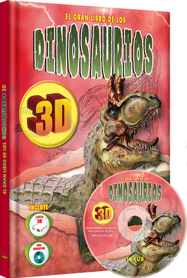 EL GRAN LIBRO DE LOS DINOSAURIOS 3D + DVD + LENTES 3D