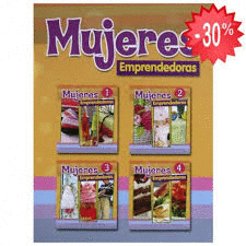 MUJERES EMPRENDEDORAS 4 TOMOS