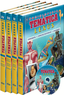 ENCICLOPEDIA TEMATICA LEXUS 4 TOMOS + CD ROM