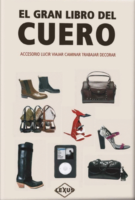 GRAN LIBRO DEL CUERO ACCESORIOS LUCIR VIAJAR CAMINAR TRABAJAR DECORAR