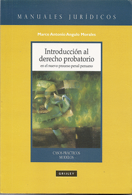 INTRODUCCI�N AL DERECHO PROBATORIO