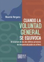 CUANDO LA VOLUNTAD GENERAL SE EQUIVOCA