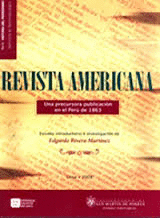 REVISTA AMERICANA UNA PRECURSORA PUBLICACION EN EL PERU DE 1863