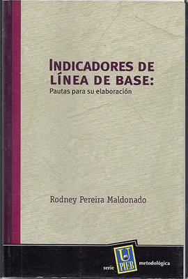 INDICADORES DE LINEAS DE BASE: PAUTAS PARA SU ELABORACION