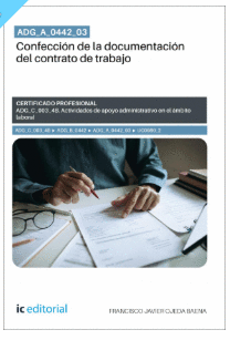 ADG_A_0442_03. CONFECCI�N DE LA DOCUMENTACI�N DEL CONTRATO DE TRABAJO