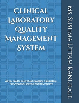 CLINICAL LABORATORY QUALITY MANAGEMENT SYSTEM