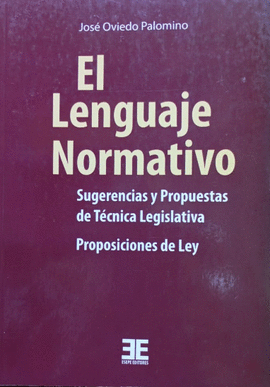 EL LENGUAJE NORMATIVO